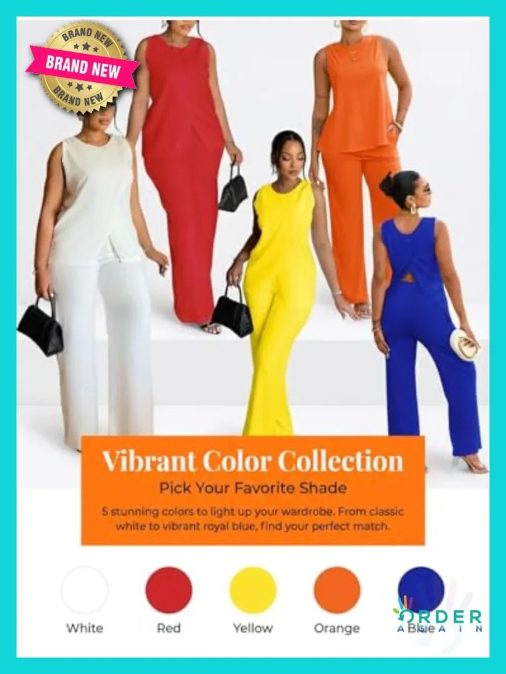 2 Piece Lounge Set Sleeveless Summer Tracksuit Matching Sets with Pockets